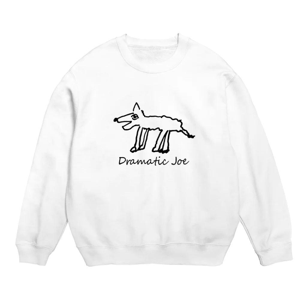 ドラジョーグッズストアの死にかけコヨーテ　 Crew Neck Sweatshirt