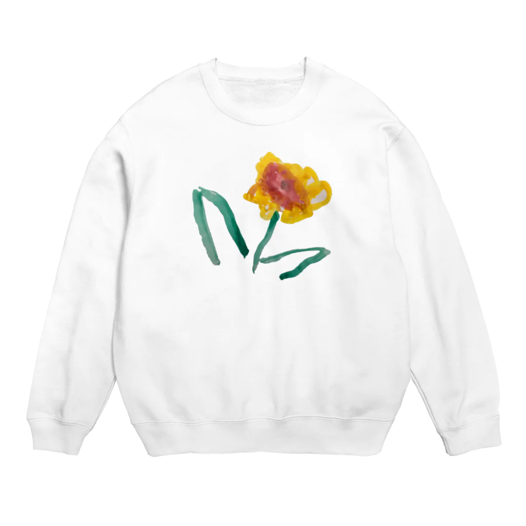 kika_drawingのおはな Crew Neck Sweatshirt