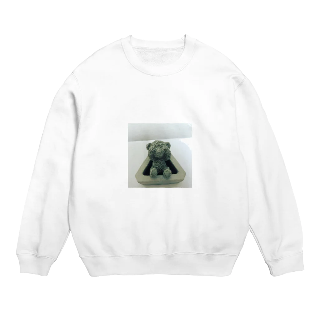 三輪めだかの三輪べあ Crew Neck Sweatshirt