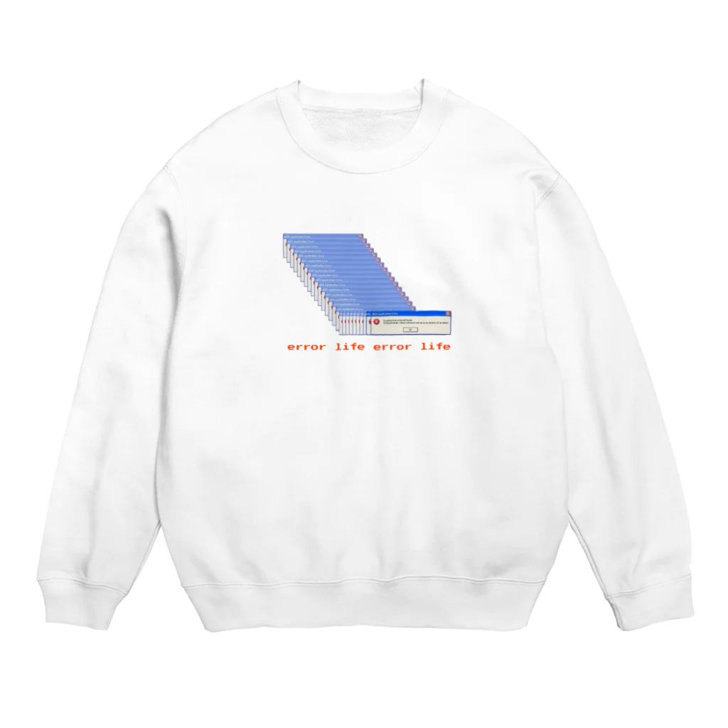 いろいろ売ってますのerror life Crew Neck Sweatshirt