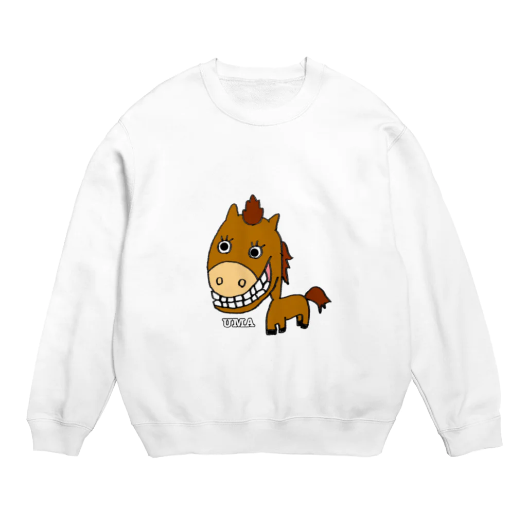 とどまるの【干支】うまスウェット Crew Neck Sweatshirt