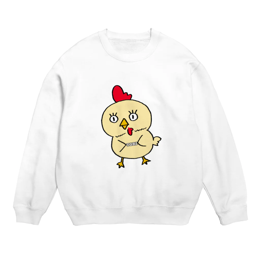 とどまるの【干支】とりスウェット Crew Neck Sweatshirt