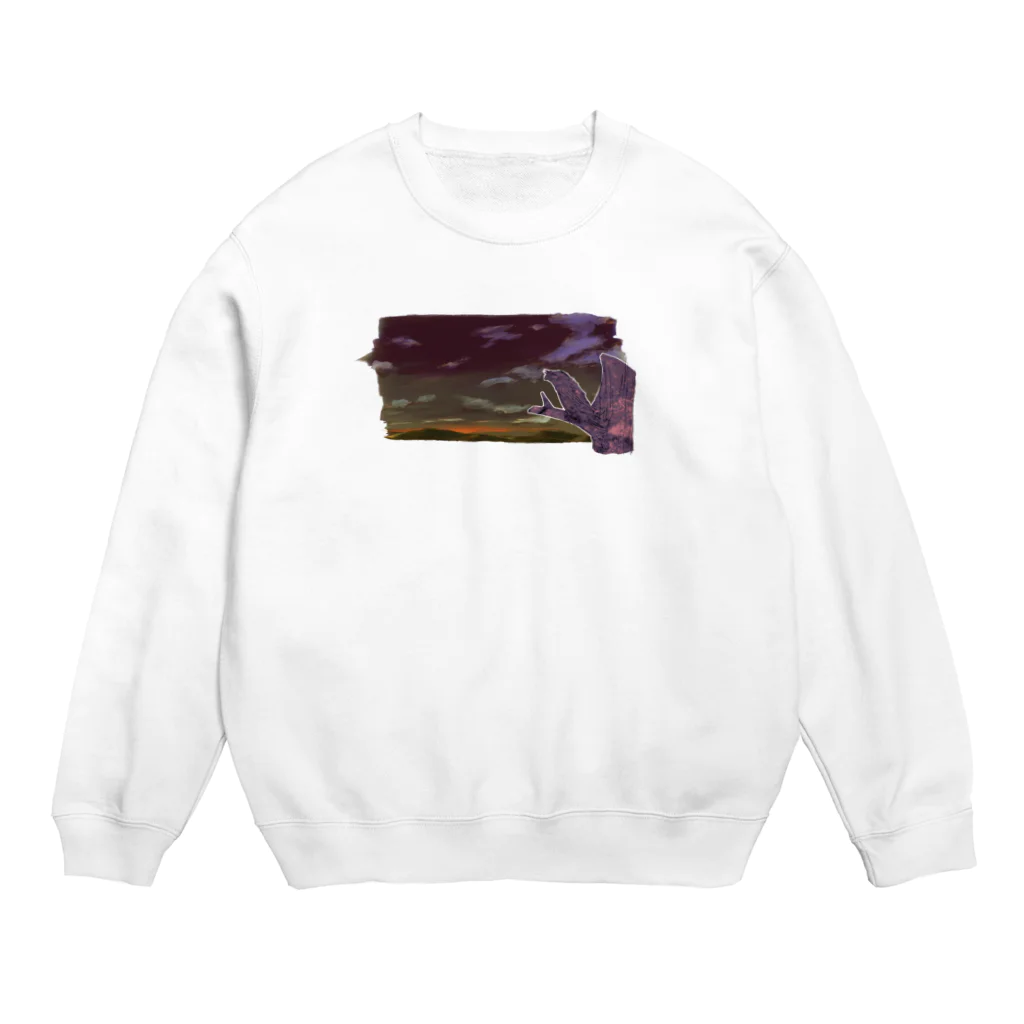 LIFE_is_a_JOKEのガマグチヨタカ Crew Neck Sweatshirt