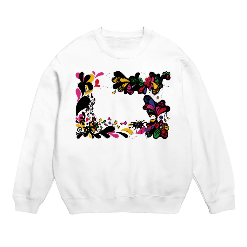 d1211の琉球modernアート Crew Neck Sweatshirt