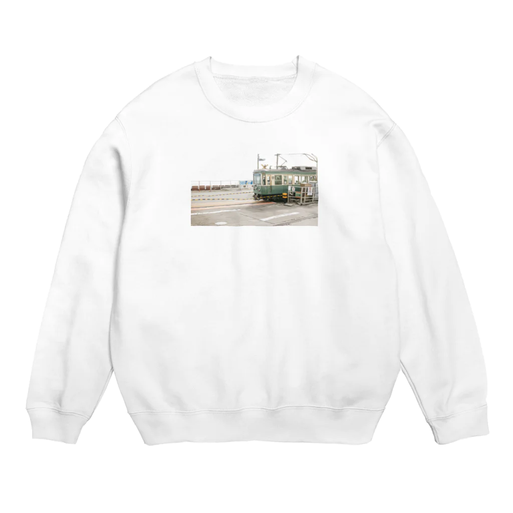 SAKURA スタイルの江ノ電 Crew Neck Sweatshirt