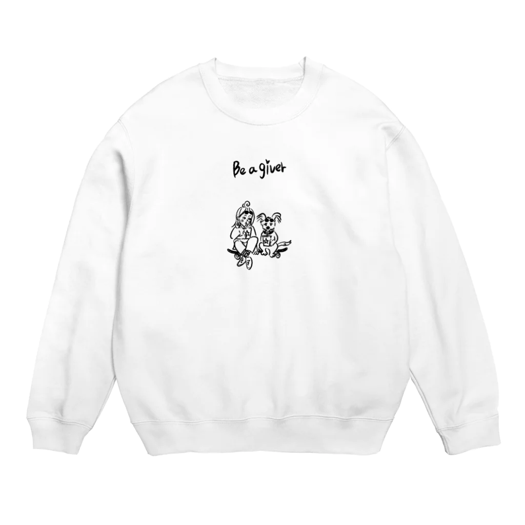 みーぬの愛犬と私2 Crew Neck Sweatshirt