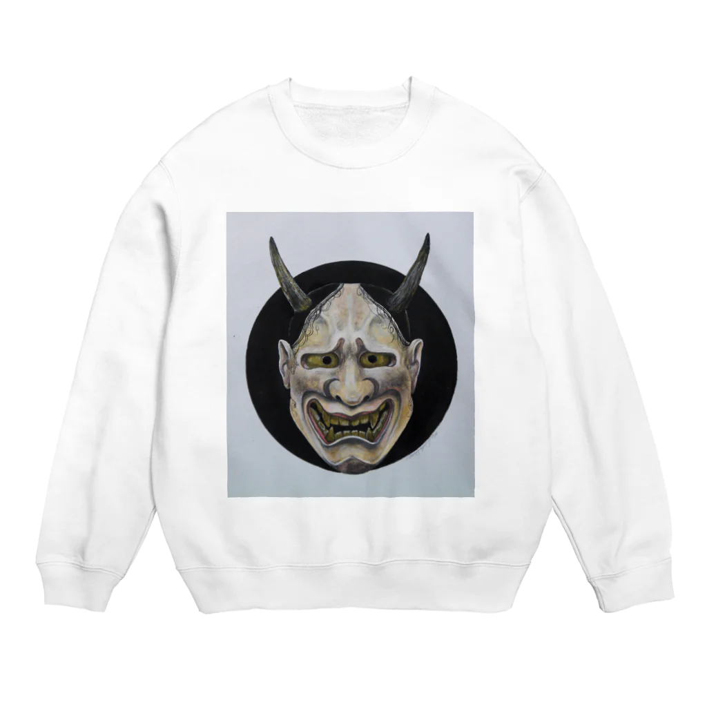 永久凍土の国の白夜の般若 Crew Neck Sweatshirt