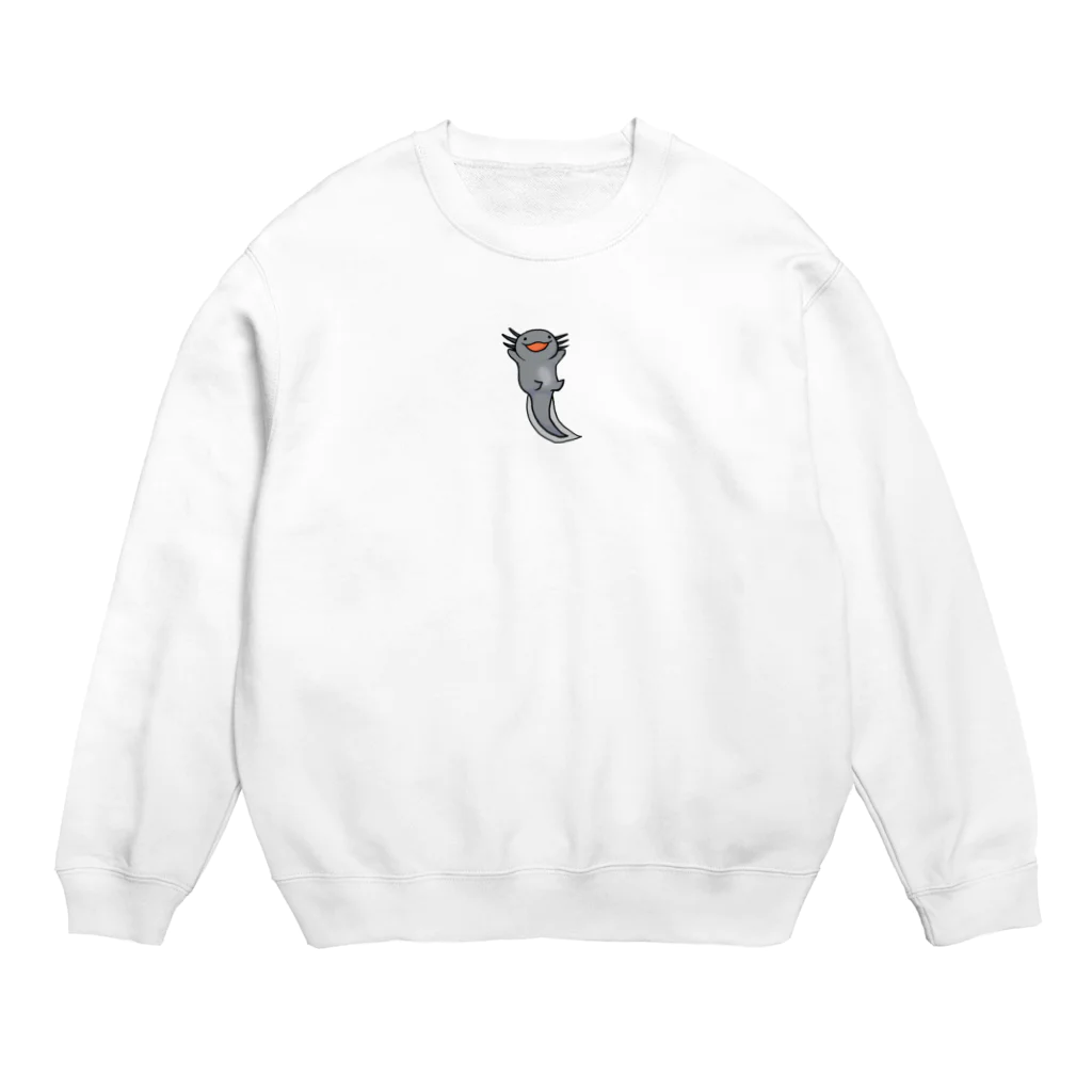 モグラノアナのウーパールーパーのコロ(♂) Crew Neck Sweatshirt