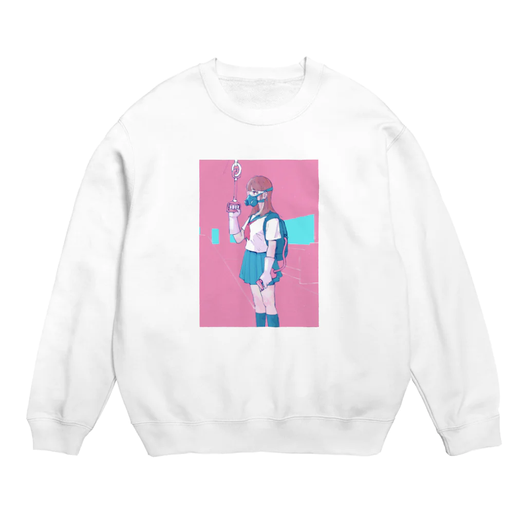 Tokuma Strangeの対コロナ女子高生 Crew Neck Sweatshirt