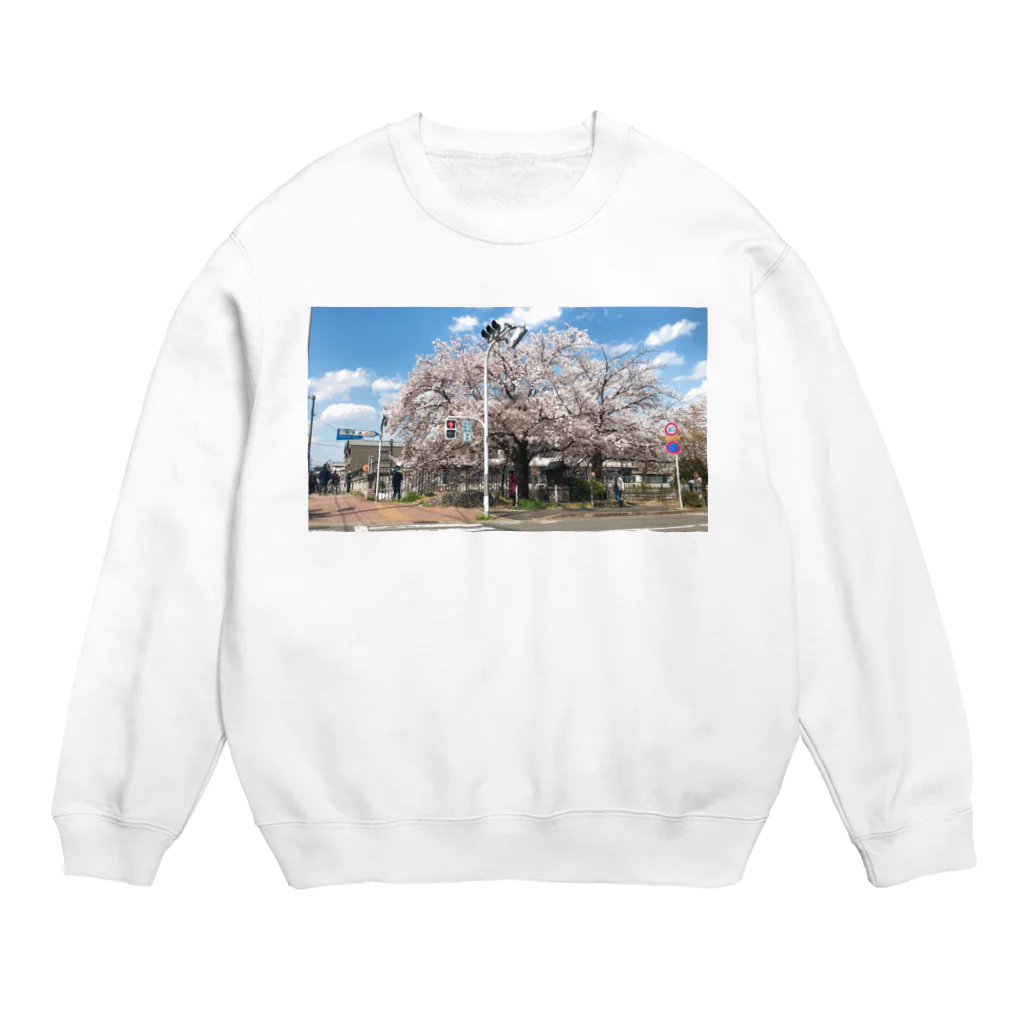 kyotomatoのまぶしい京都の春 Crew Neck Sweatshirt