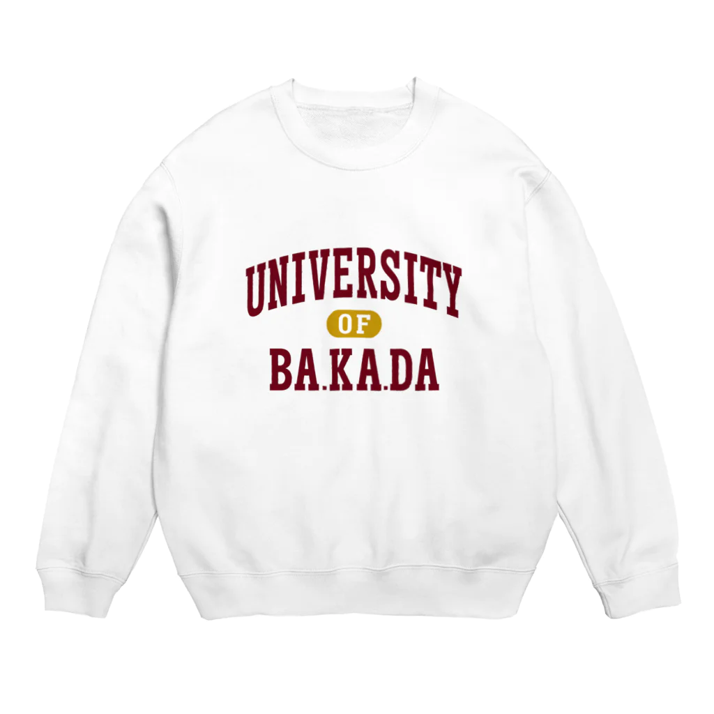 グラフィンのバカダ大学4 BAKADA UNIVERSITY Crew Neck Sweatshirt