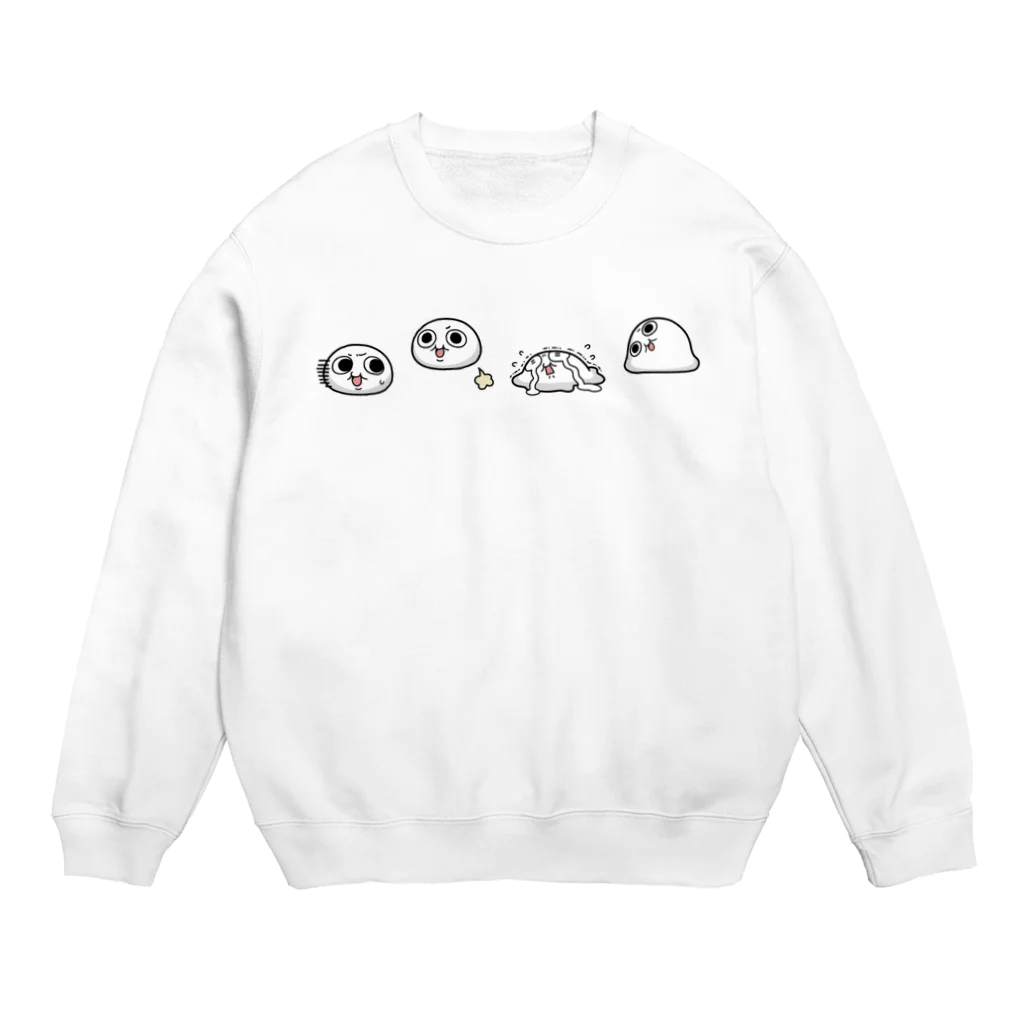 トシゾーのSUZURIのとこのモチゾーズ Crew Neck Sweatshirt