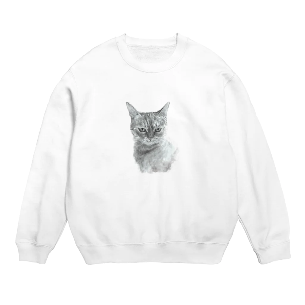 ナなのsuzume cat Crew Neck Sweatshirt