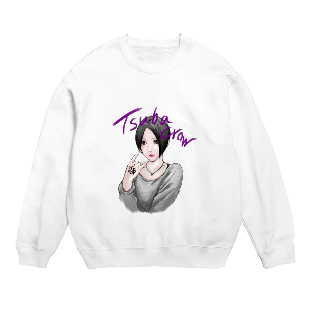 tsubacrowのツバクロウ Crew Neck Sweatshirt