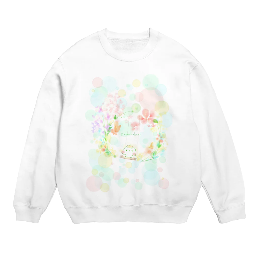 灯さかすのcolorfulましまろう Crew Neck Sweatshirt