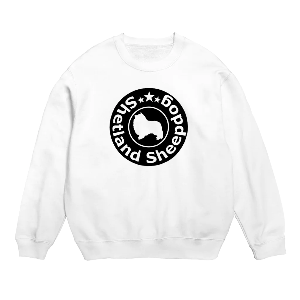 こてつ日誌のシェルティ【ロゴ風】 Crew Neck Sweatshirt