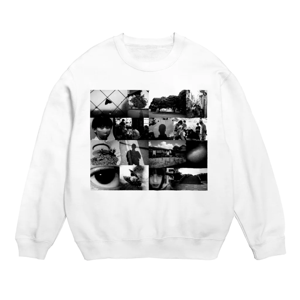 jordanniのlittle shopの新現実 - Collage Crew Neck Sweatshirt
