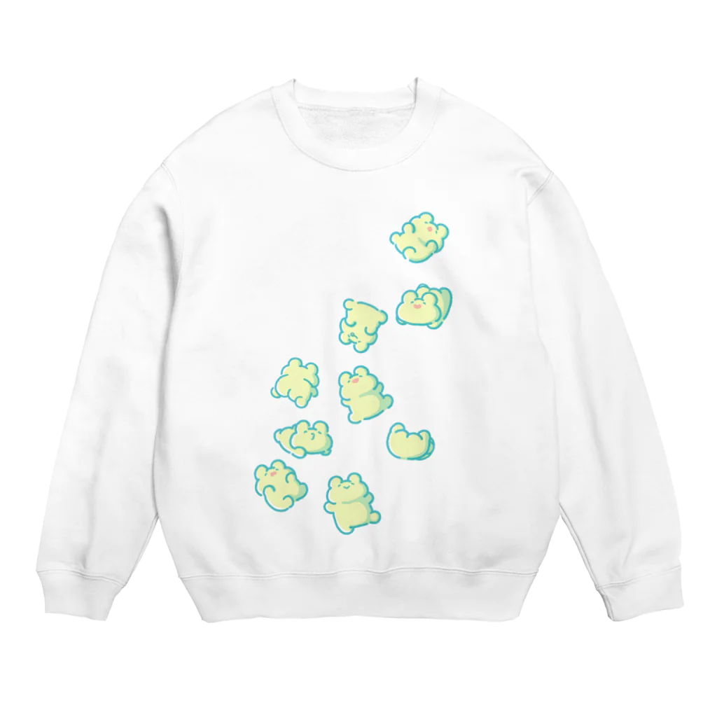 あぶけろのばらまかれゆるけろ Crew Neck Sweatshirt