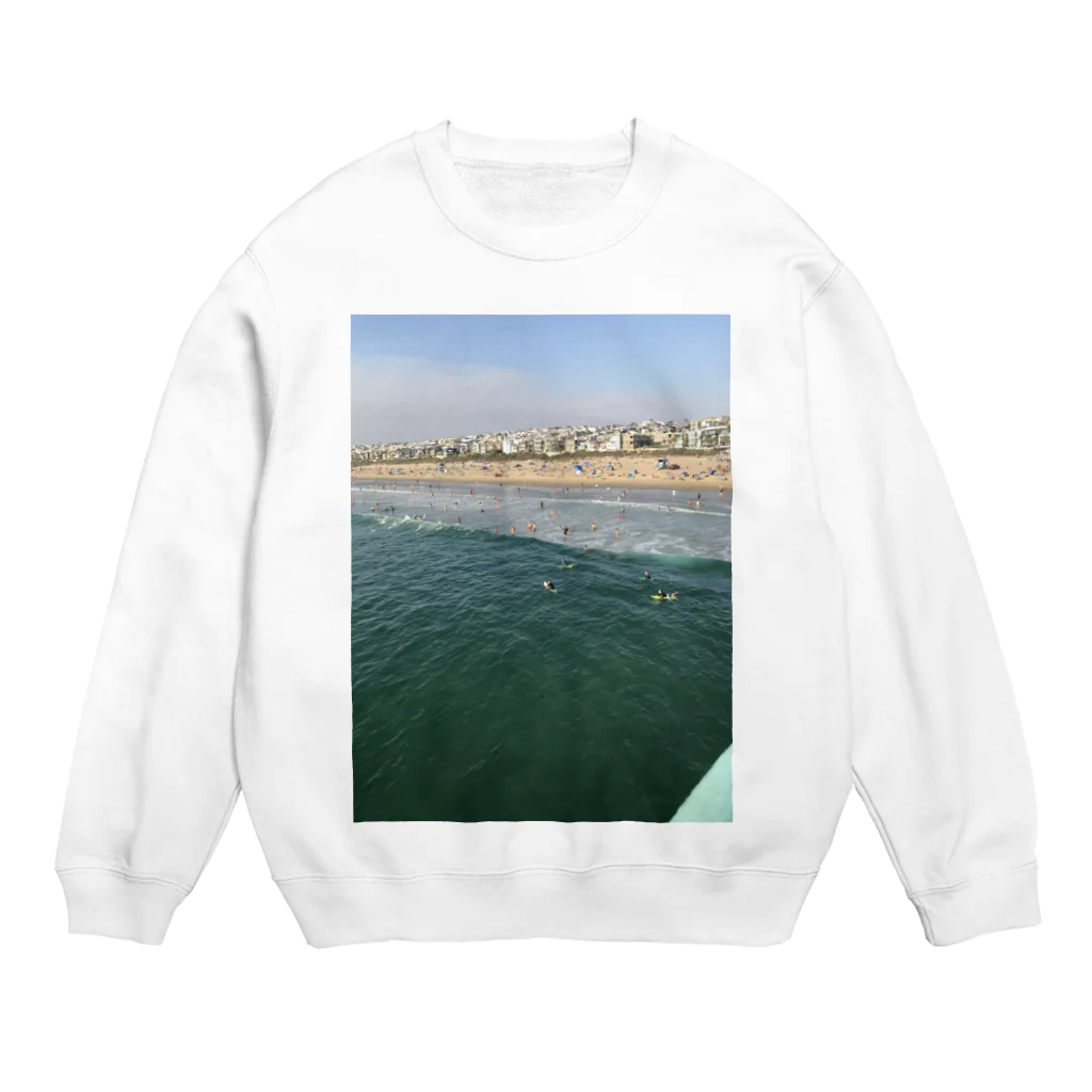 Blue Seaのフェイバレットビーチ🏖 Crew Neck Sweatshirt