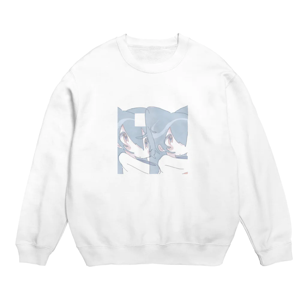 ゆーきんの絵ぐっずの羽二重 Crew Neck Sweatshirt