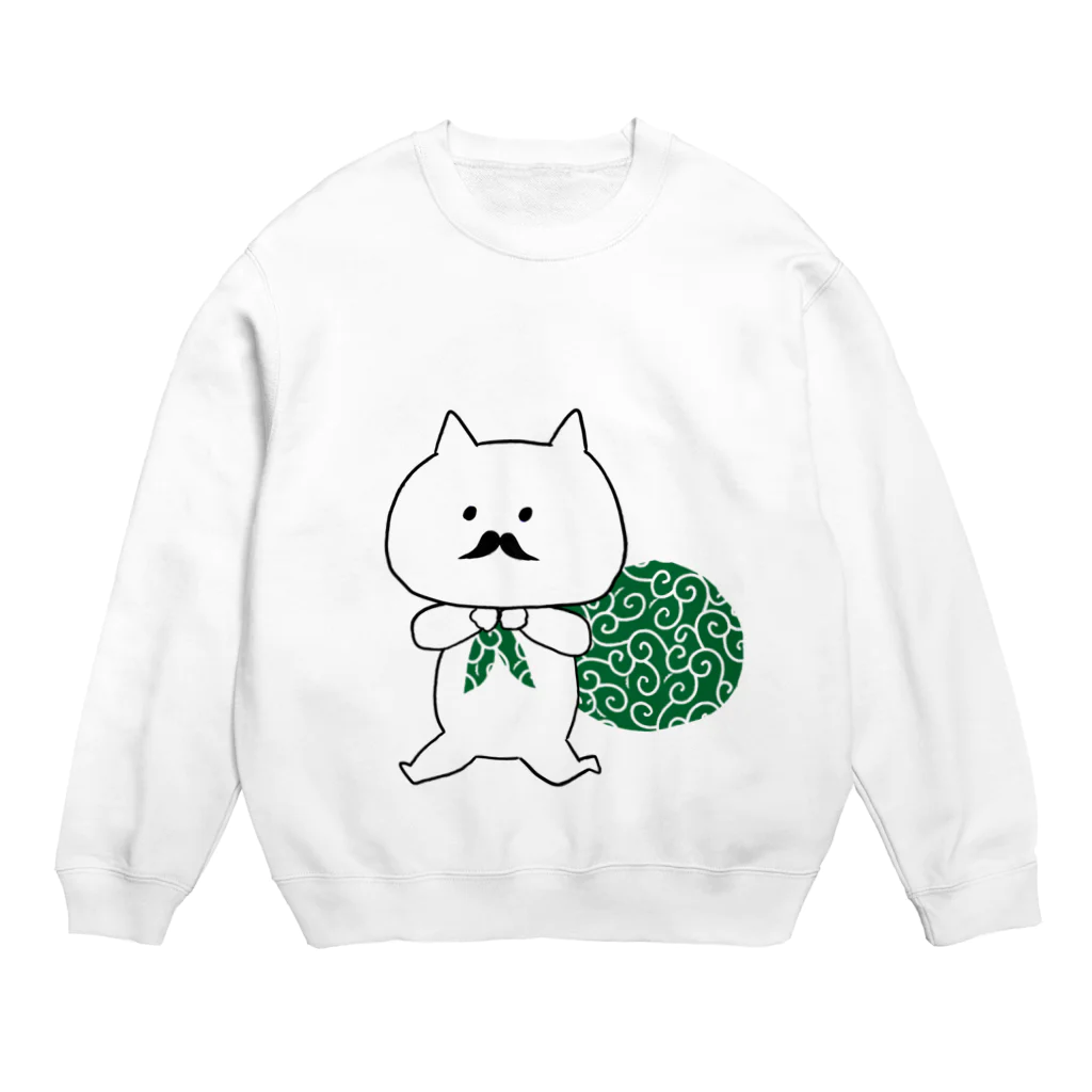 tsumichanのどろぼうねこ Crew Neck Sweatshirt