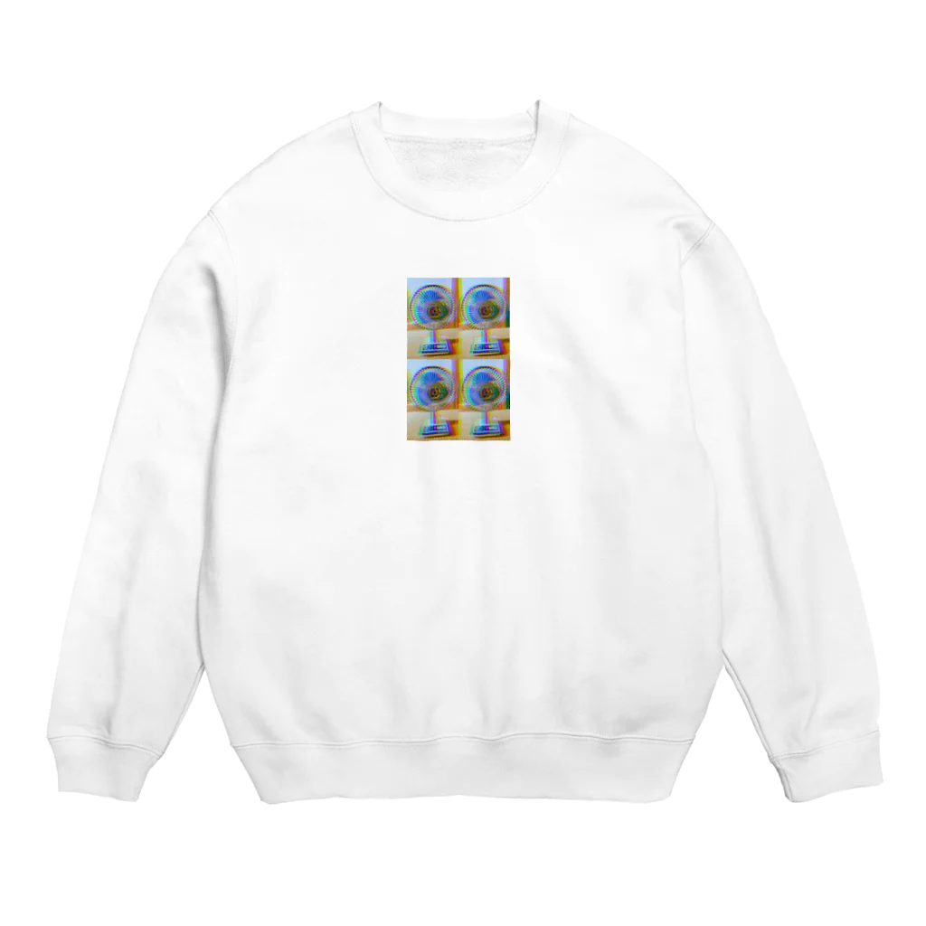 soyboy7の扇風機君 Crew Neck Sweatshirt