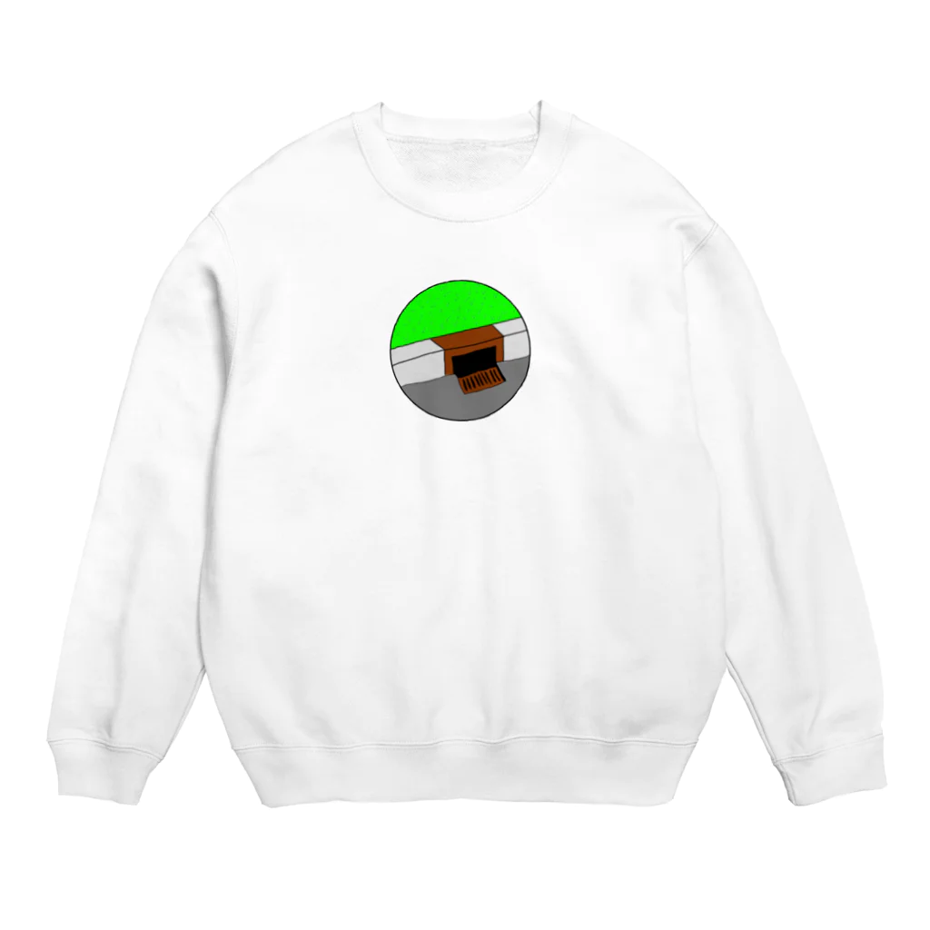 ta-tapaの例の排水溝 Crew Neck Sweatshirt