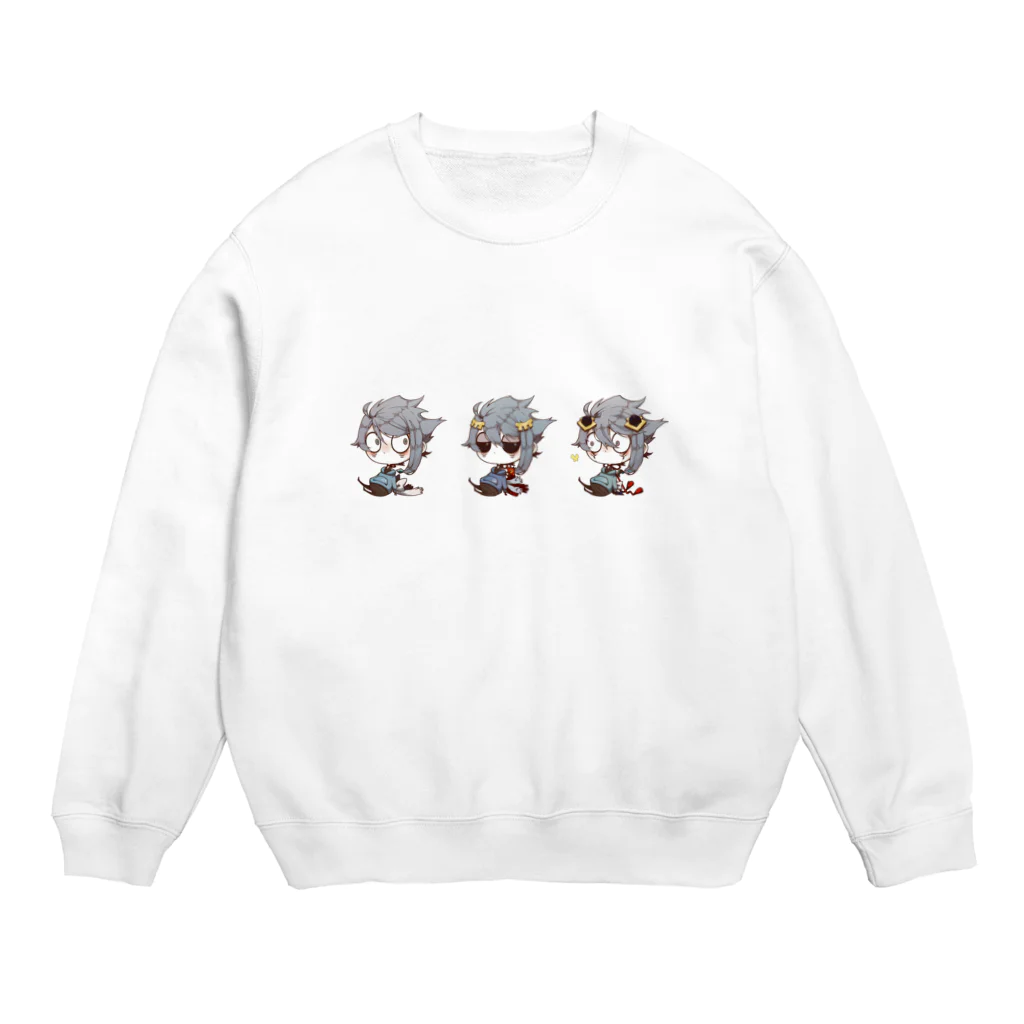 ©lock/創作雑多絵の漂う船幽霊たち Crew Neck Sweatshirt