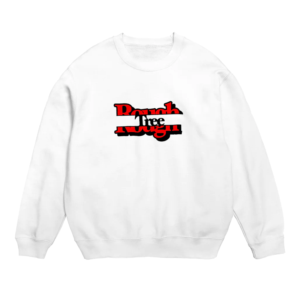 Rough  treeのロゴロゴ Crew Neck Sweatshirt