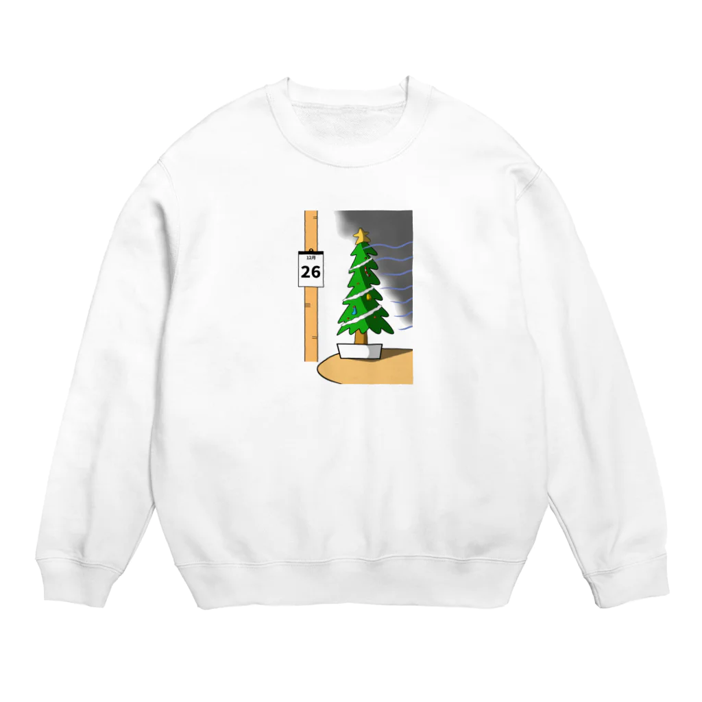 SAKURA スタイルのクリスマスの終わり Crew Neck Sweatshirt