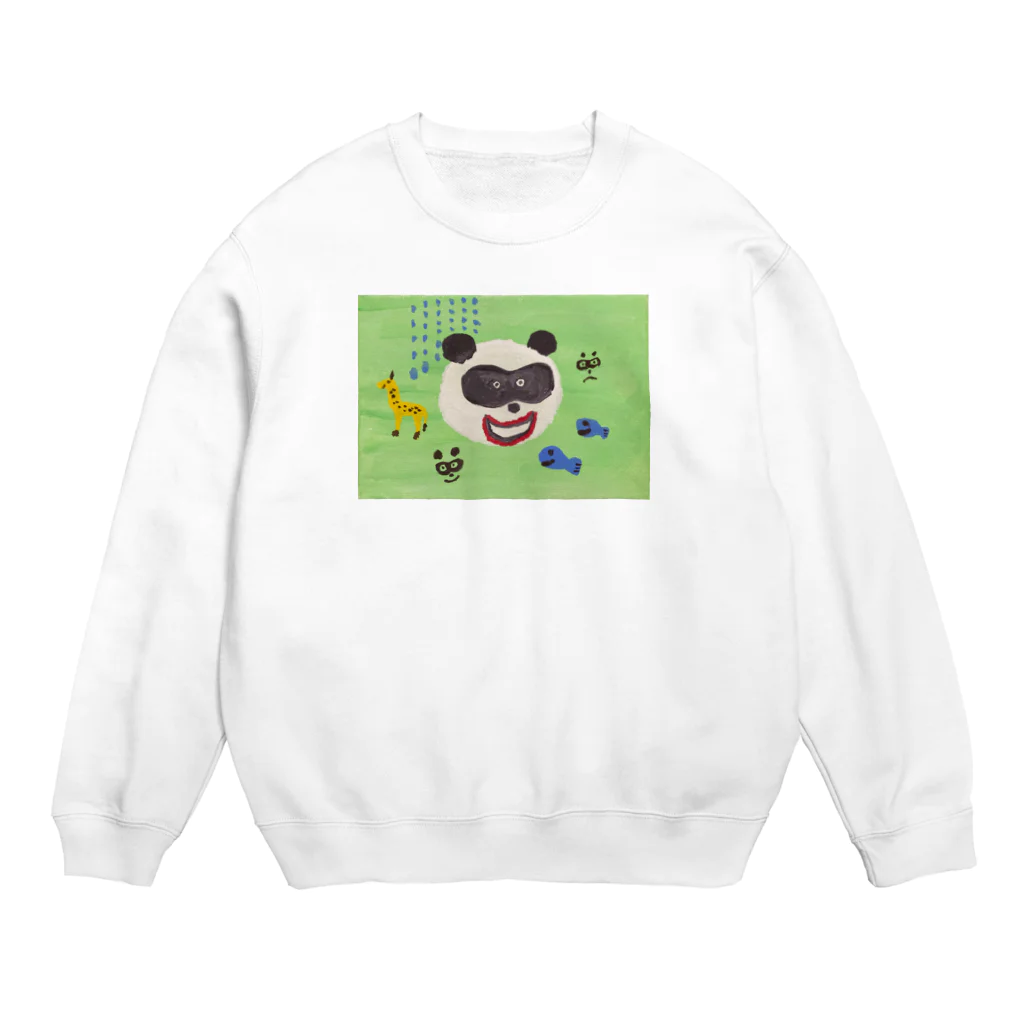 脳みそ夫ショップのパンダなるもの【OL聖徳太子】 Crew Neck Sweatshirt