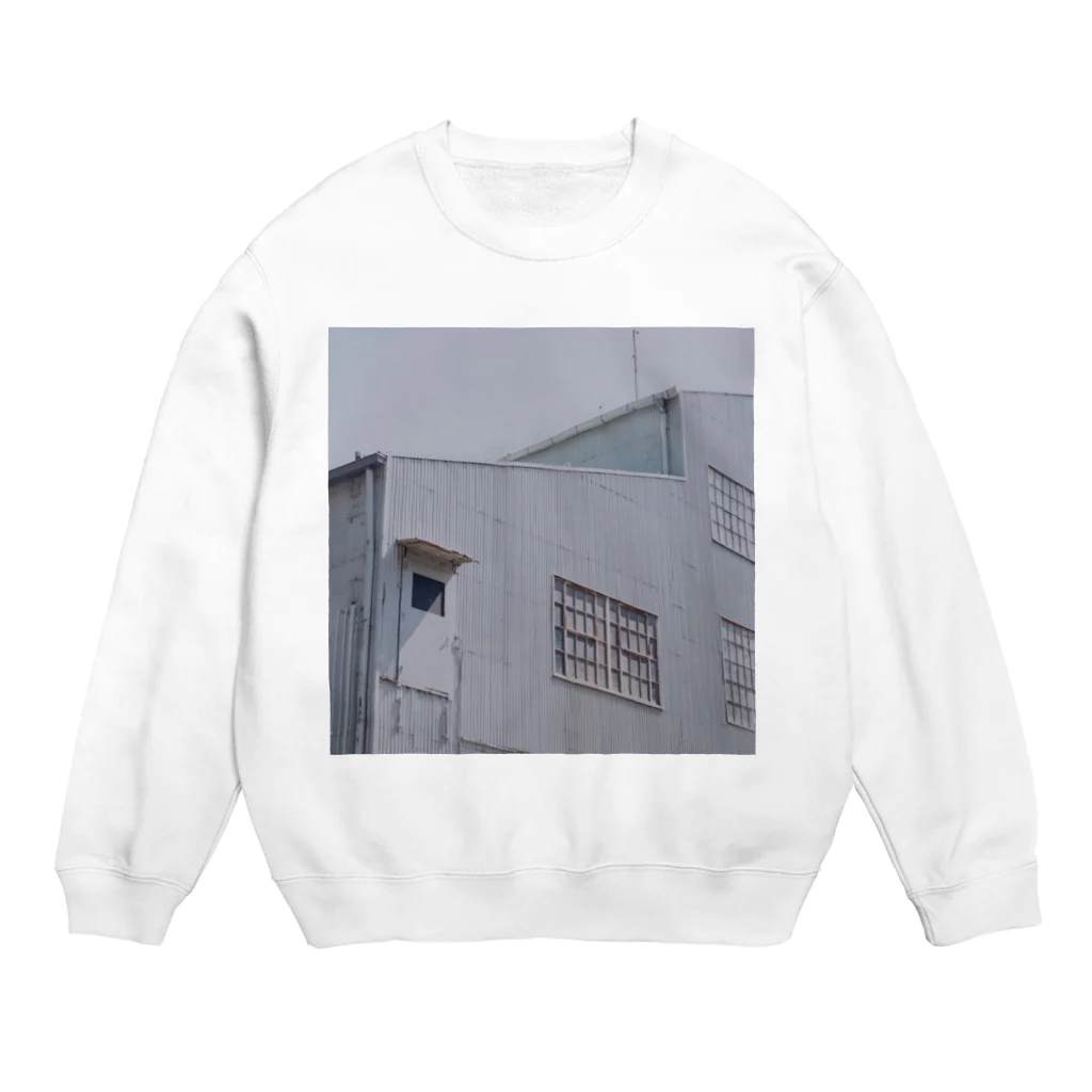 PORTONE, ART, LABORATORY.のBlue Factory Crew Neck Sweatshirt