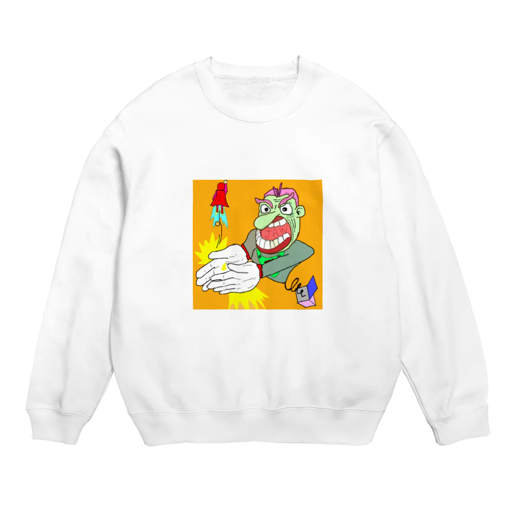 Taco Allergy のアメリカンジョークさん Crew Neck Sweatshirt