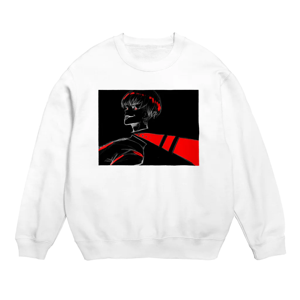 🥺如月🥺のRED MAN Crew Neck Sweatshirt