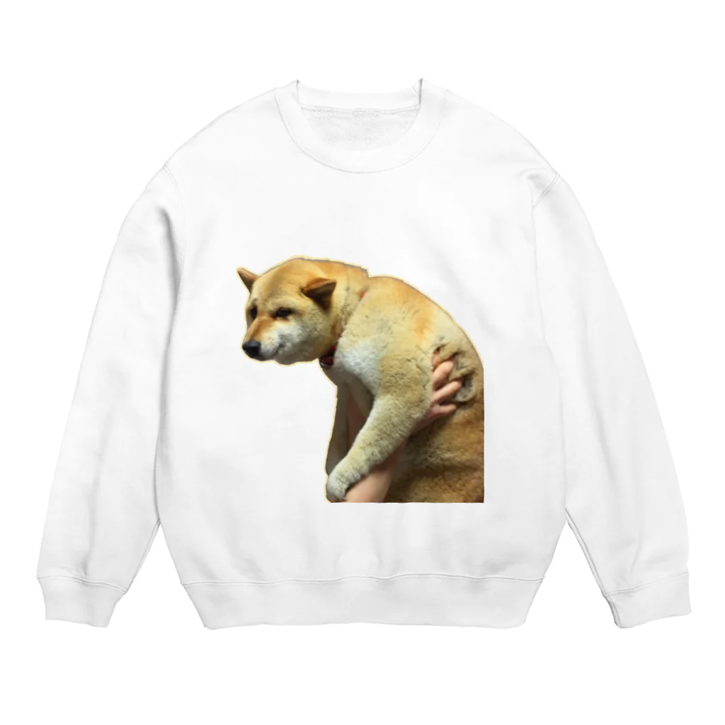 柴犬しばわんこhana873の微妙な表情のもふもふ柴犬しばいぬ Crew Neck Sweatshirt