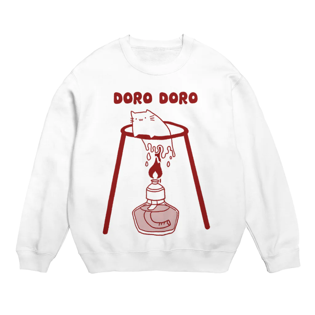 おひやのドロドロぬこ Crew Neck Sweatshirt