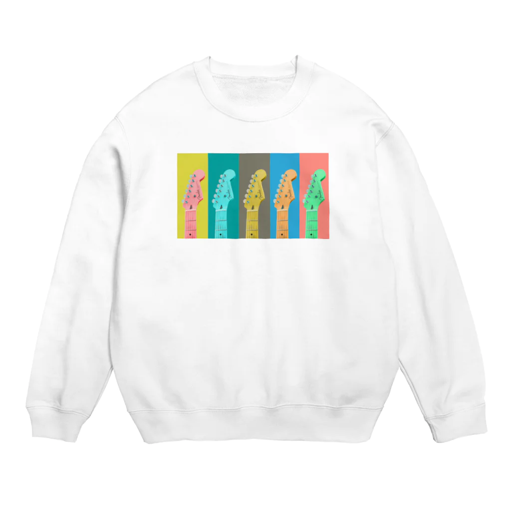 SAKURA スタイルの虹色　フェンダー  Crew Neck Sweatshirt