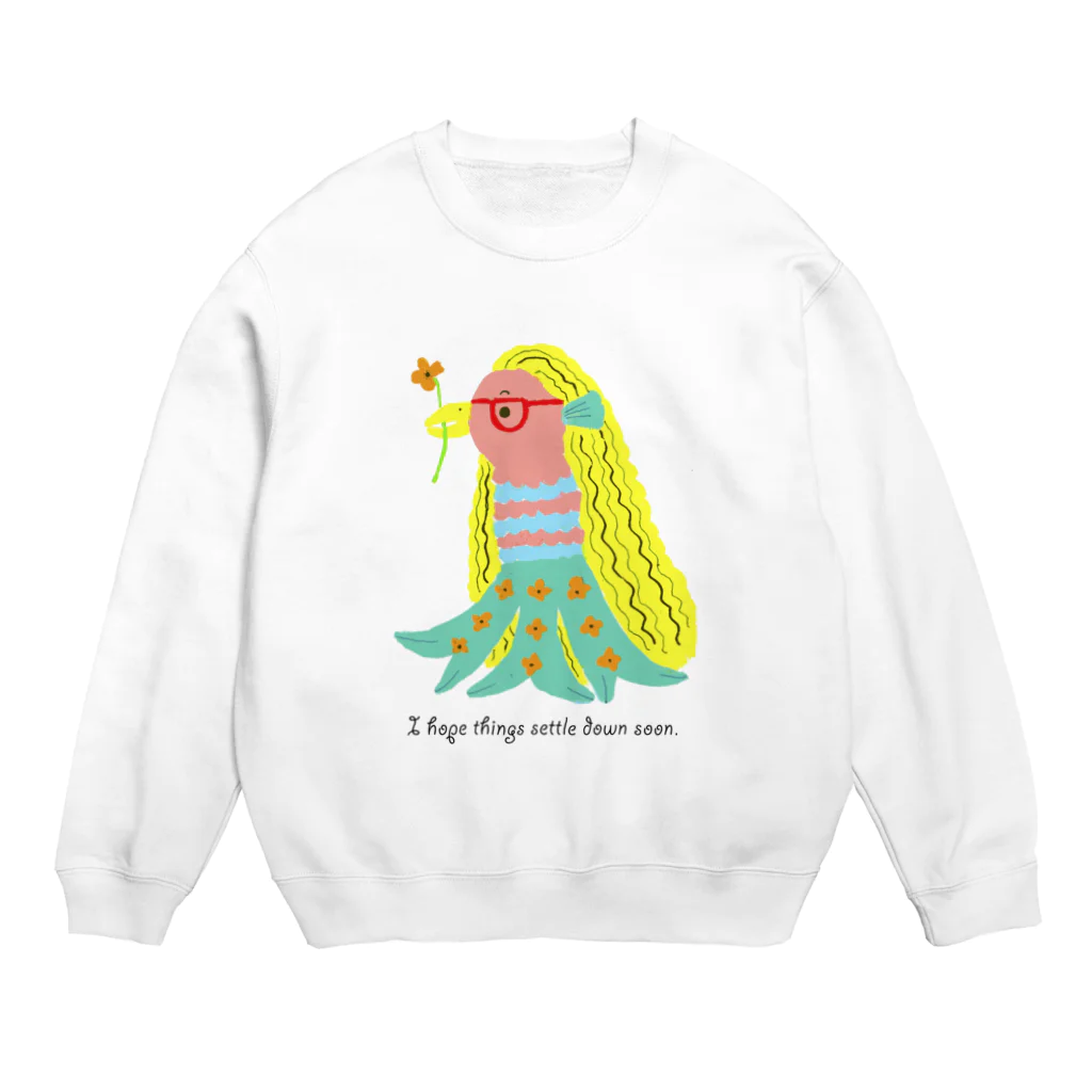 CUTIE　BOXのアマビエちゃん Crew Neck Sweatshirt