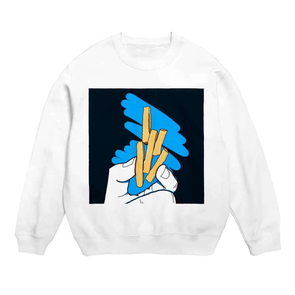 もってぃーずのポテト？芋けんぴ？芋けんぴ！ Crew Neck Sweatshirt