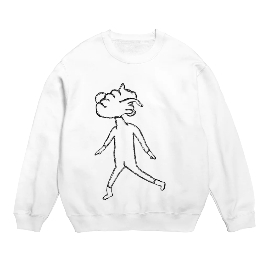 face太郎shopの七面鳥に憧れて Crew Neck Sweatshirt