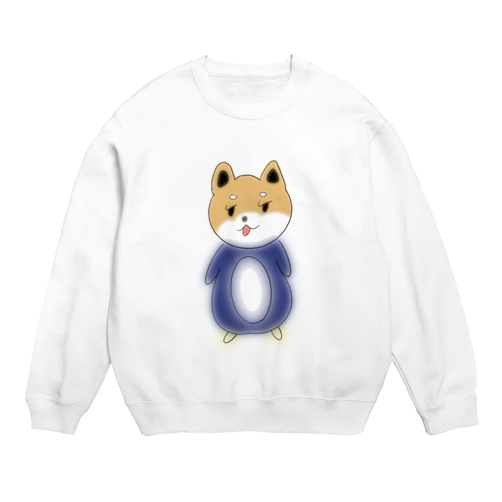 はぴまる事業部(仮)の柴犬&ペンギン Crew Neck Sweatshirt