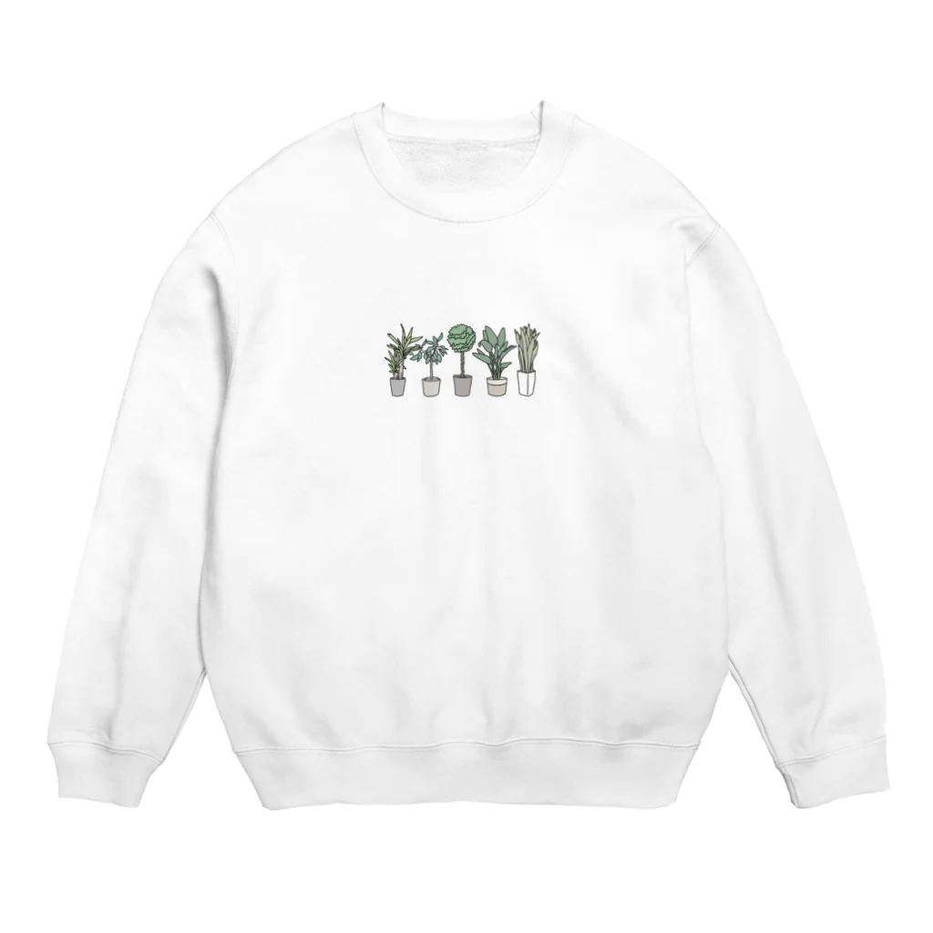 Jin Onozakiの観葉植物 Crew Neck Sweatshirt