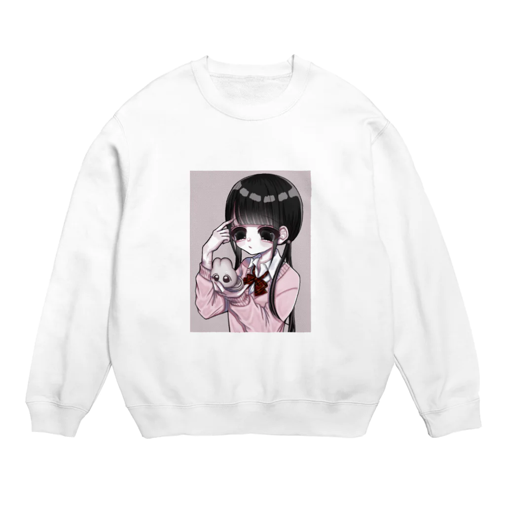 纈珠✝︎の前髪 Crew Neck Sweatshirt