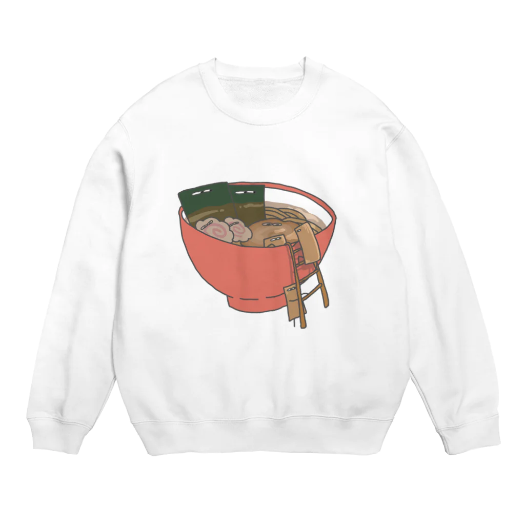 ちゅわんわんのメンマたち~ラーメン脱出ver.~ Crew Neck Sweatshirt