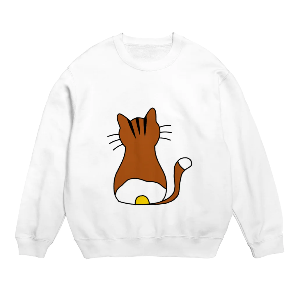 悩みの吐き捨て場　studio_X@stand.fmの目玉焼きトラ茶猫２ Crew Neck Sweatshirt