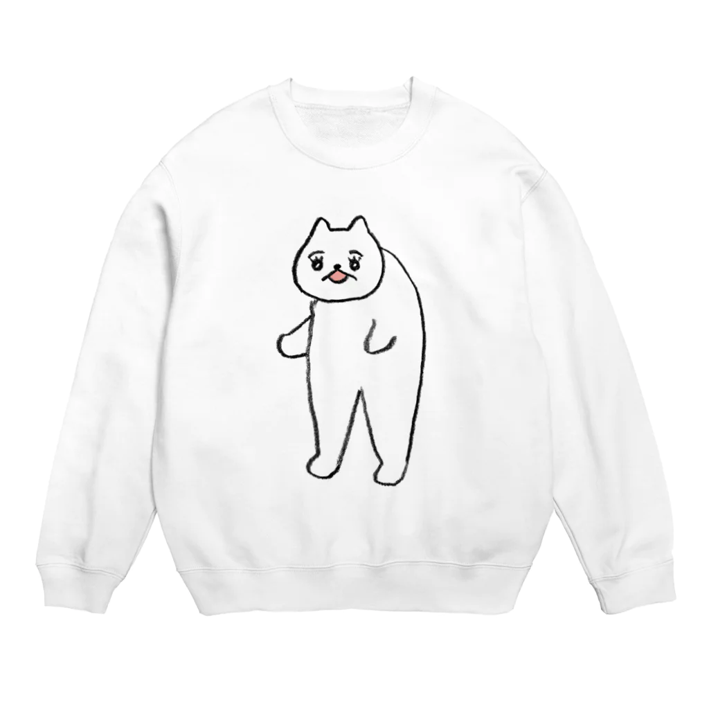 makomoのおもしろショップの首もげ Crew Neck Sweatshirt