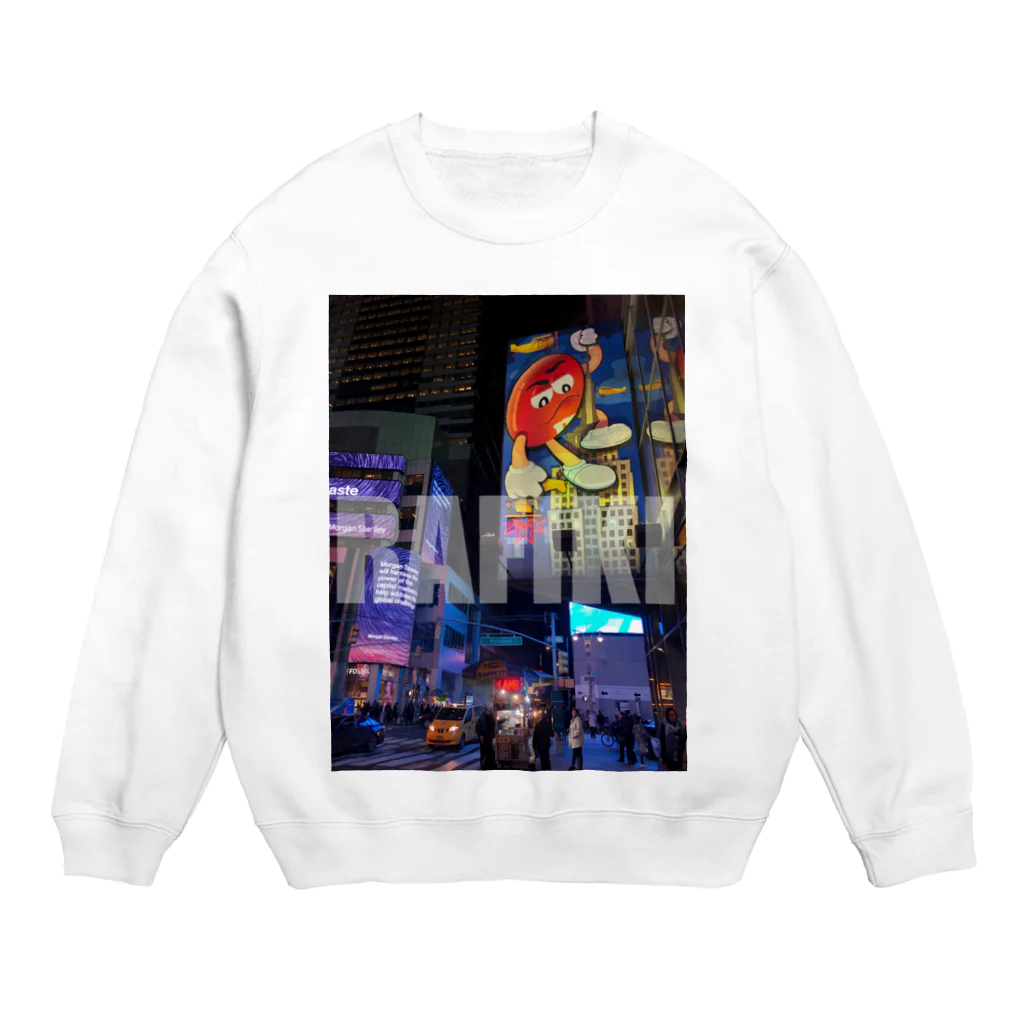 Colorful fam Earthのアメリカ　NYC m&ms 付近の景色📸 Crew Neck Sweatshirt