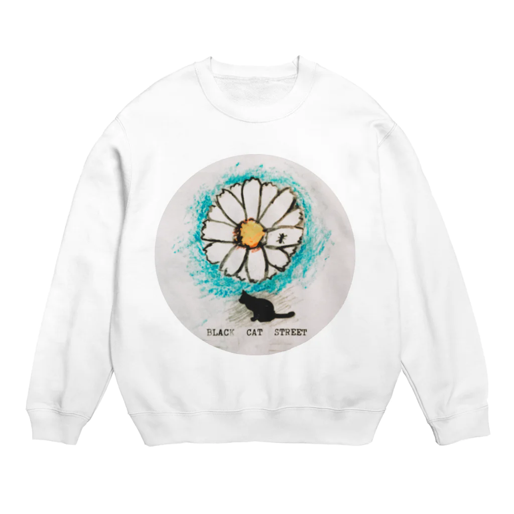 クロネコDay'sのBLACK CAT STREET  flower  ant Crew Neck Sweatshirt