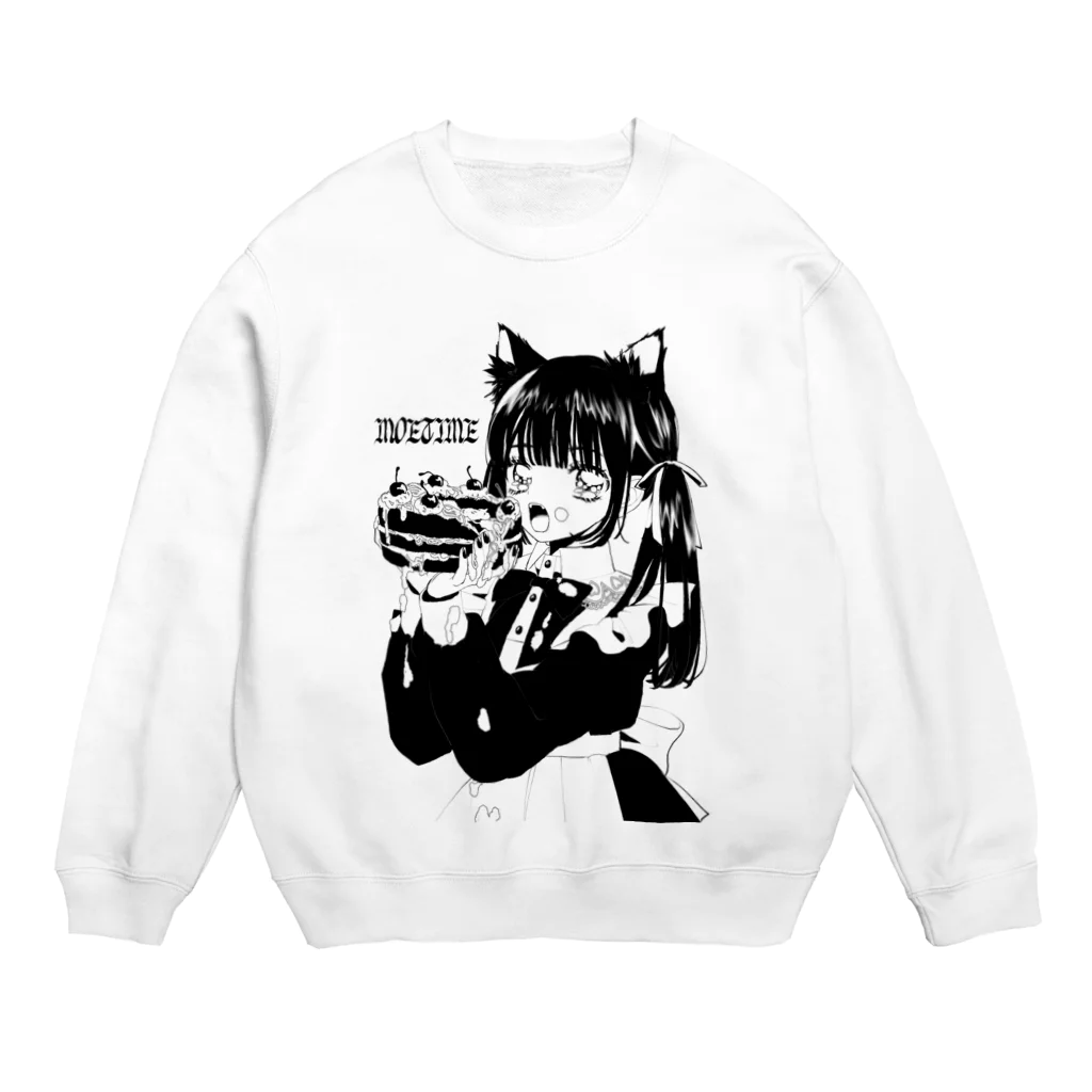 萌えショップの萌えケーキ Crew Neck Sweatshirt