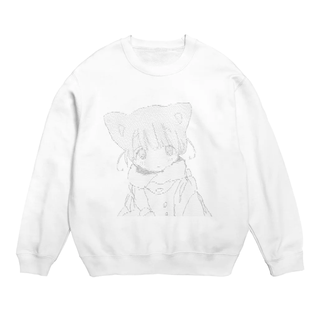 ゆーきんの絵ぐっずのつめたいねこAA Crew Neck Sweatshirt